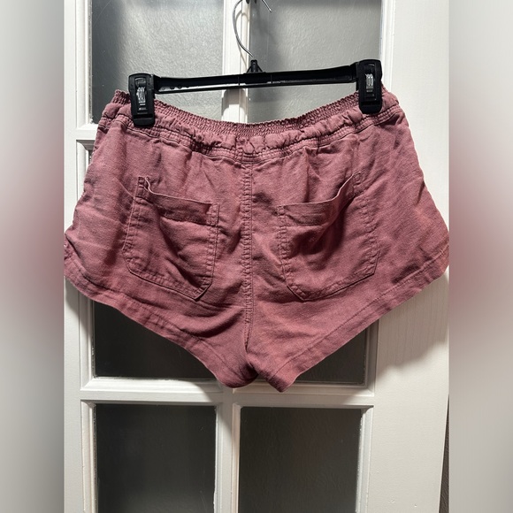 Project Indigo High Rise Linen Shorts - Picture 8 of 8